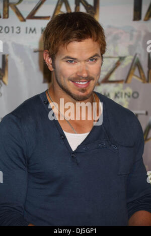 Kellan Lutz Pressekonferenz zur Förderung ihren neuen Films "Tarzan", startet Dreharbeiten bei Bavaria Film Studios München - 05.06.12 Stockfoto