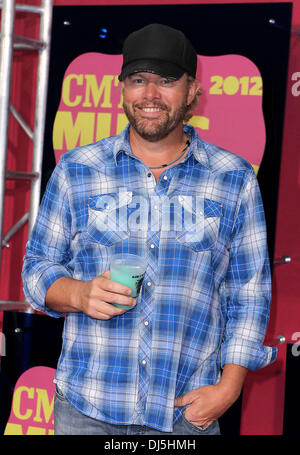 Keith 2012 CMT Music Awards in der Bridgestone Arena. Nashville, Tennessee - 06.06.12 Stockfoto