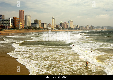 Golden Mile Beach, Durban, RSA Stockfoto