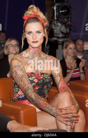 Jennifer Weist auf deutschen TV-Show "NDR-Talkshow". Hamburg
