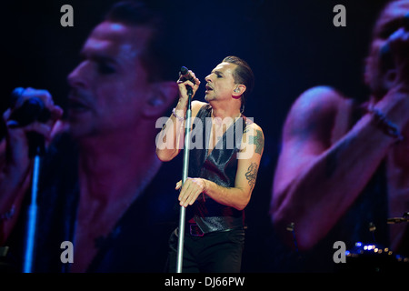 Dave Gahan von Depeche Mode in der O2 Arena, London, England Stockfoto