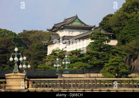 Japan, Tokio, Hofburg, Nijubashi Brücke, Stockfoto