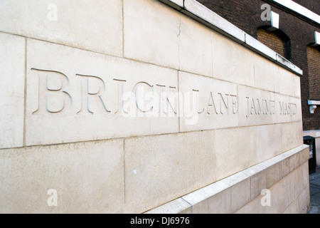 Brick Lane Jamme Masjid Moschee, Tower Hamlets, London, UK, E1 Stockfoto