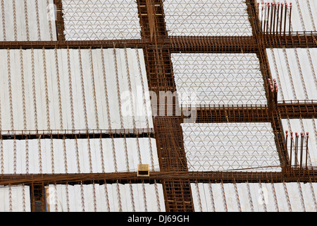 Betonfertigteile Stahlbetondecke Stockfoto