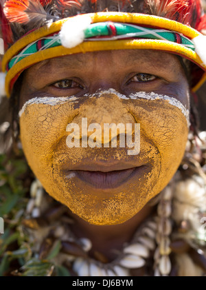 Omena Singsing Group, Provinz Eastern Highlands - Goroka Show, Papua New Guinea Stockfoto