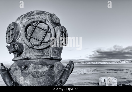 Cannery Taucher Memorial. Cannery Row, Monterey, Kalifornien, USA. Stockfoto