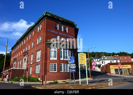 Cumberland YMCA Gebäude (C. William Gilchrist Center), errichtet im Jahre 1925, Cumberland, Allegany County, Maryland, USA Stockfoto