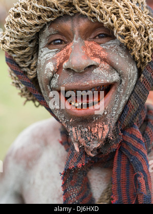 Goroka Provinz Singsing Gruppenmitglied, Goroka Show, Papua New Guinea Stockfoto