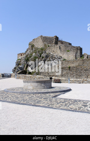 Burg Devin (in der Nähe von Bratislava an der Grenze zu Österreich). Slowakische Republik Stockfoto