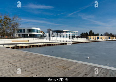 Neue Marina am Senftenberger See. Stadt Senftenberg. Deutschland Stockfoto