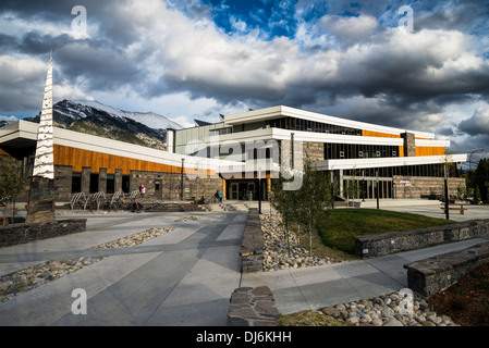 Höhe Ort Recreation Centre Canmore Alberta Kanada Stockfoto