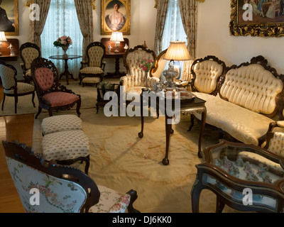 Innerhalb des Hauses der Bellingrath, Bellingrath Gardens und Heimat, Theodore, Alabama. Stockfoto