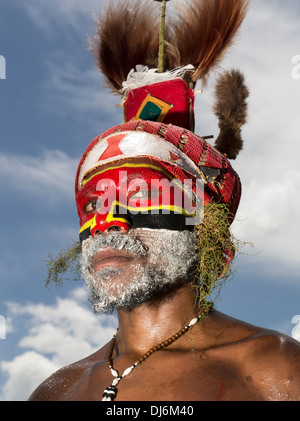 Junner Rolex Singsing Group, Western Highlands Province - Goroka Show, Papua New Guinea Stockfoto
