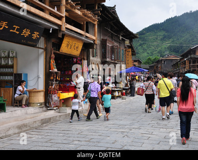 China Guizhou Miao Dorf Stockfoto