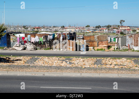 Südafrika, Cape Town, Khayelitsha Township. Stockfoto