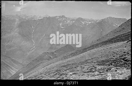 Blick auf den San Juan Mountains vom Gipfel des King Solomon Mountain, 13.600 Fuß hoch. Silverton Viereck. San. 153 Stockfoto