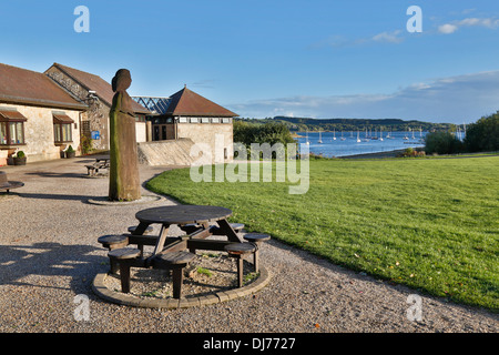 Carsington Wasser; Reservoir-Besucherzentrum; Derbyshire; UK Stockfoto