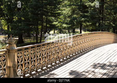 Kiefer Bank Bridge, Central Park, New York Stockfoto