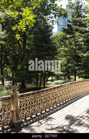 Kiefer Bank Bridge, Central Park, New York Stockfoto