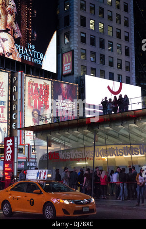 TKTS Discount Broadway-Tickets, Duffy Square, Times Square, NYC Stockfoto