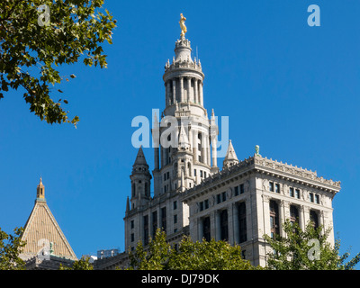 Municipal Building and U.S. Courthouse, Lower Manhattan, NYC, USA Stockfoto
