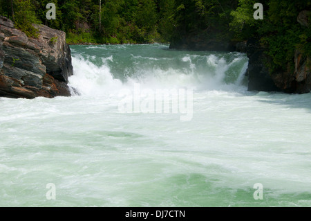 Overlander Falls, Mt Robson Provincial Park, Britisch-Kolumbien, Kanada Stockfoto