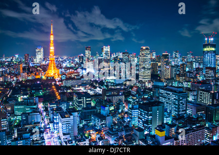 Tokyo Tower in Tokio, Japan Stockfoto