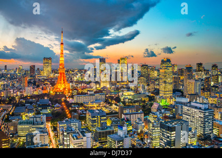 Tokyo Tower in Tokio, Japan Stockfoto