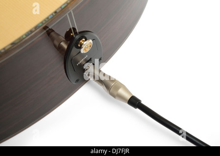 Ende Stift und Buchse für Kabel Stockfoto