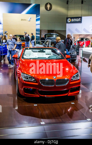 Die BMW 650 ich Cabriolet auf der Los Angeles International Auto Show 2013 Stockfoto