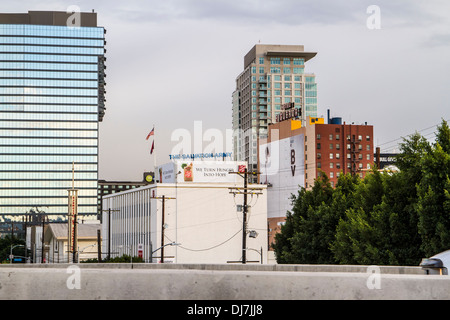 Die Heilsarmee und Hotel Figueroa Gebäude in Los Angeles Kalifornien November 2013 Stockfoto