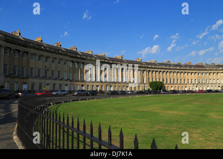 The Royal Crescent, Bath, Somerset, Großbritannien Stockfoto