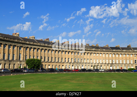 The Royal Crescent, Bath, Somerset, Großbritannien Stockfoto