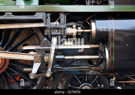 LMS Princess Coronation Klasse 6233 "Herzogin von Sutherland" Dampflokomotive in Crewe, Cheshire, England, UK.  Gebaut 1938. Stockfoto