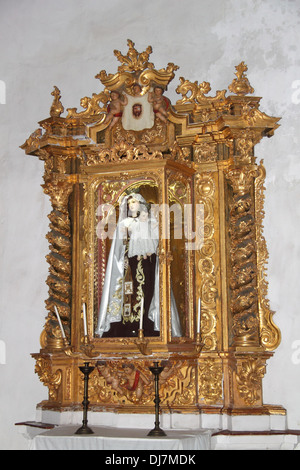 Madonna Schrein, Iglesia Mayor Parroquia San Juan Bautista de Remedios, Remedios, Provinz Villa Clara, Kuba, Karibik, Mittelamerika Stockfoto