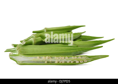 Frische Okra Stockfoto