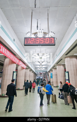 Yonghegong Lama Tempel Peking u-Bahnstation (Linie 2 und Linie 5) in Chaoyang District, Beijing, China Stockfoto