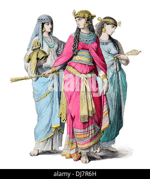 Vor Christian BC altägyptische Königin und Damen von Rang
