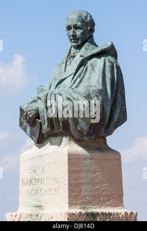 Bartolomeo Borghesi Statue in San Marino Stockfoto