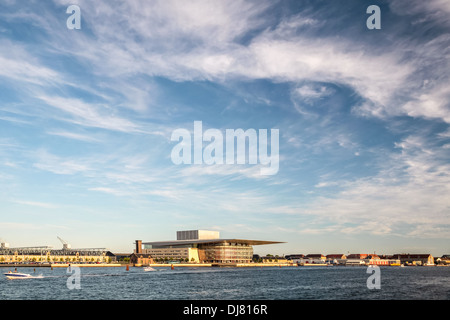 Amaliehaven und neue Oper in Kopenhagen, Dänemark Stockfoto