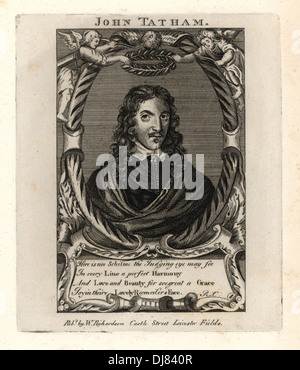 John Tatham, 17. Jahrhundertdichter cavalier. Stockfoto