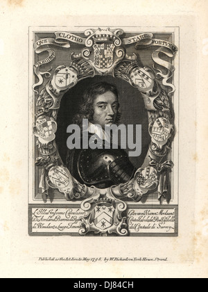 John Mordaunt, Viscount, starb 1675, 48 Jahre alt. Stockfoto