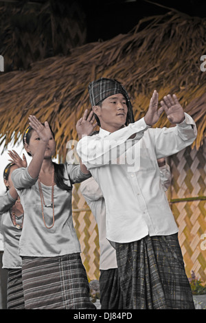 Singpho Stämme im Namdapha Eco Kulturfestival, Miao, Arunachal Pradesh, Indien Stockfoto