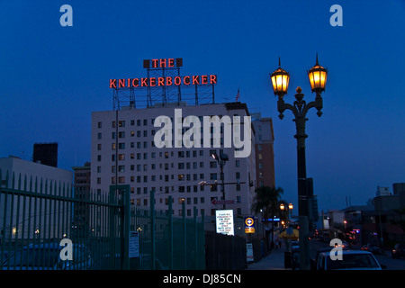 Hollywood-Knickerbocker-Hotel in der Dämmerung Stockfoto