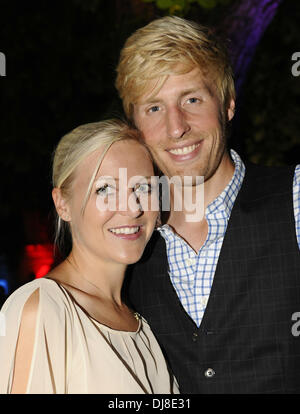 Andrea und Maxi Arland auf 'Tele 5 Director Cut' party auf der Praterinsel. München, Deutschland - 30.06.2012 Stockfoto