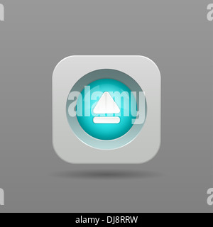 Up-Taste - App-Symbol Stockfoto