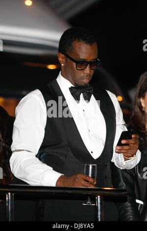 P. Diddy Alias Sean Combs feiern eine Party im P Diddy Yacht im Hafen von Cannes während der 65. Filmfestspiele von Cannes. Cannes, Frankreich - 22.05.2012 Stockfoto