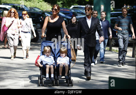 Soraya Lewe-Tacke und Michael Lewe bei der Hochzeit von Anna Maria Lagerblom und Bushido. Berlin, Deutschland - 23.05.2012 Stockfoto