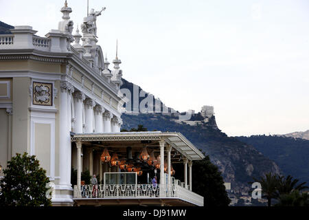 Atmosphäre während der Amber Lounge Fashion Show. Monaco, Monaco - 26.05.2012 Stockfoto