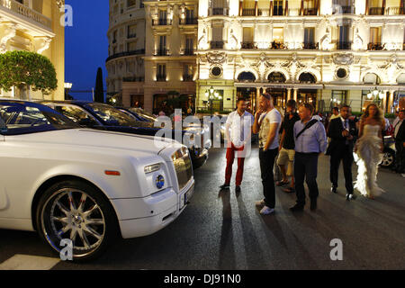 Atmosphäre während der Amber Lounge Fashion Show. Monaco, Monaco - 26.05.2012 Stockfoto